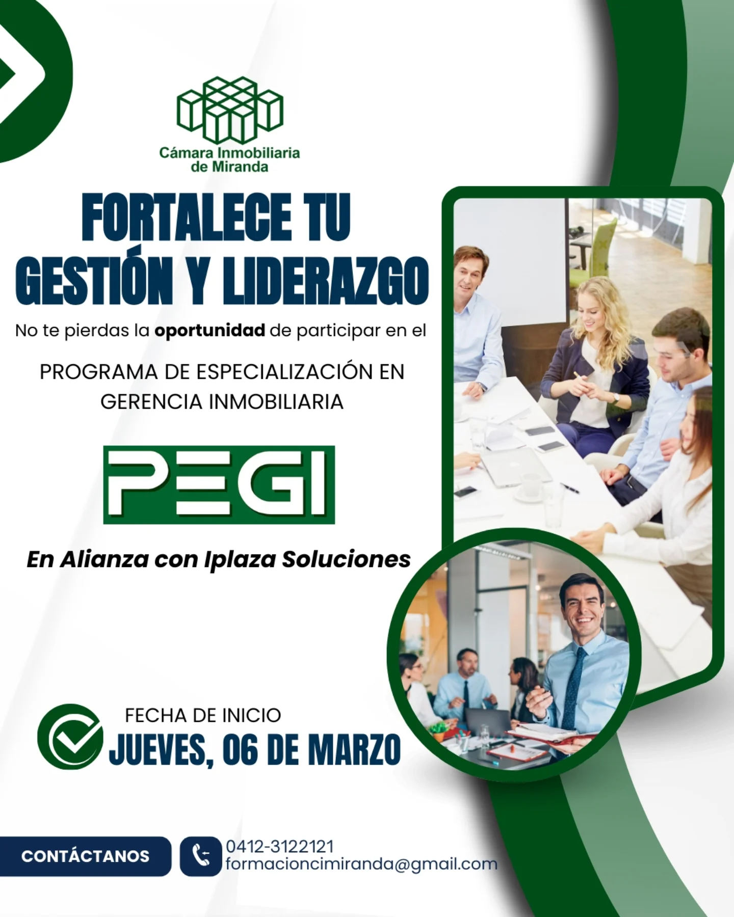 𝐏𝐫𝐨𝐠𝐫𝐚𝐦𝐚 𝐝𝐞 𝐄𝐬𝐩𝐞𝐜𝐢𝐚𝐥𝐢𝐳𝐚𝐜𝐢𝐨𝐧 𝐞𝐧 𝐆𝐞𝐫𝐞𝐧𝐜𝐢𝐚 𝐈𝐧𝐦𝐨𝐛𝐢𝐥𝐢𝐚𝐫𝐢𝐚 (PEGI) Marzo 2025